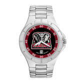 NCAA Men's Pro II Bracelet Watch with Full Color Team Logo Dial