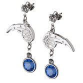 NBA Logo Crystal Earrings