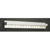 Crysto Vanity Light  in Polished Chrome