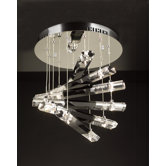 Luxor 12 Light Semi Flush Mount