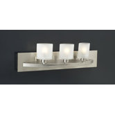 Wyndham  Vanity Light  in Satin Nickel
