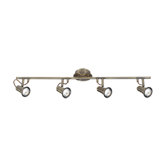 Gaia Four Light Spotlight in Antique Brass
