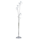 Lilium Five Light Floor Lamp in Chrome