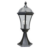 Capri One Light Outdoor Pillar Lantern