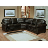 Empire Leather Sectional