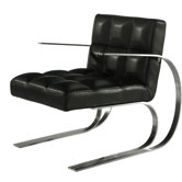 Nolan Leather Arm Chair