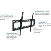 Low Profile Tilting Wall Mount for 50" - 80" Displays