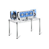 Commercial Wire Table in Chrome