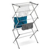 Commercial Chrome Accordion Drying Rack