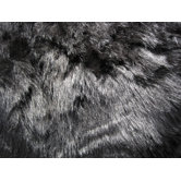 Flokati Black Rug