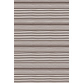 Rugby Charcoal Striped Rug