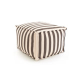 Fresh American Trimaran Stripe Cube Ottoman