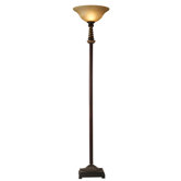Torchiere Lamp in Metallic Brown