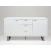 Sleek Sideboard in White