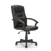 Managers High Back Leather Faced Executive Armchair