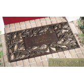 Personalized Pinecone Mat