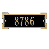 Roanoke Petite Wall Address Plaque