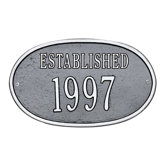 Date "Established" Standard Wall Plaque