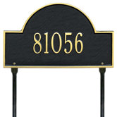 1Arch Marker Standard Lawn Address Plaque
