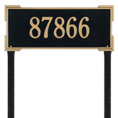 Roanoke Estate Lawn Address Plaque