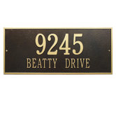 Hartford Estate Wall Address Plaque