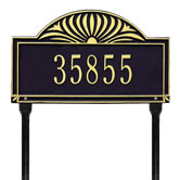 Sunburst Standard Lawn Plaque