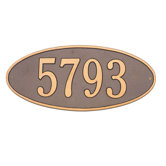 Madison Standard Wall Address Plaque