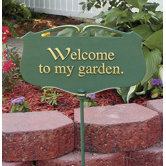Flora and Fauna Welcome to my Garden Poem Plaque