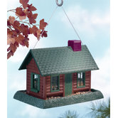 Log Cabin Village Collection Birdfeeder