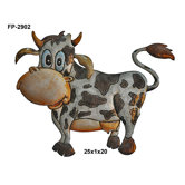 Metal Wall Cow