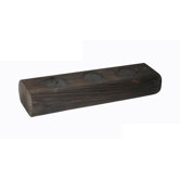 3 Tea Light Wooden Candle Holder