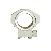 Low Ruger Ring with 1" Insert in Silver