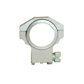 High Ruger Ring with 1" Insert in Silver