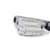 Red Laser Sight with Weaver Mount in Silver