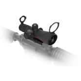 3-9x42 mm Rangefinder Rubber Compact Scope in Matte Black