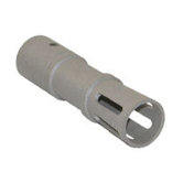 Ruger 10/22 Long Muzzle Brake in Silver
