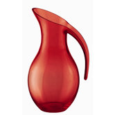 Happy Hour 10.5" Blown Jug in Red