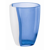 Happy Hour Two Toned Soft Drink Glass in Light Blue