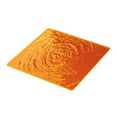 Aqua Plate Mat in Orange