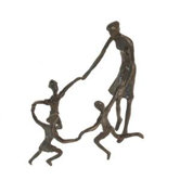 Ring Around The Rosie in Cast Bronze
