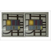 Metal Frame Wall Art (Set of 2)
