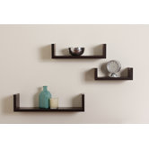 Floating U Shelf (Set of 3)