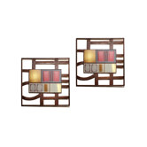 Large Metal Frame Wall Art (Set of 2)