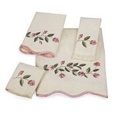 Melrose Scallop 4 Piece Towel Set