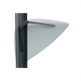 Tinted Glass Shelf for Flat Panel Carts