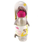 Squeakbottles Shark Dog Toy in Grey