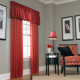 Cameron Drapes and Valance Set in Red