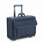 Rolling Catalog Case, Polyvinyl, 18-3/4 x 10-1/2 x 14-3/4, Black