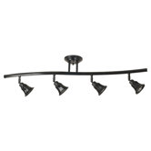 Zahara  Direct Track Light in Gloss Black