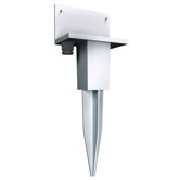 Ground Spike for XLED Light in Silver
